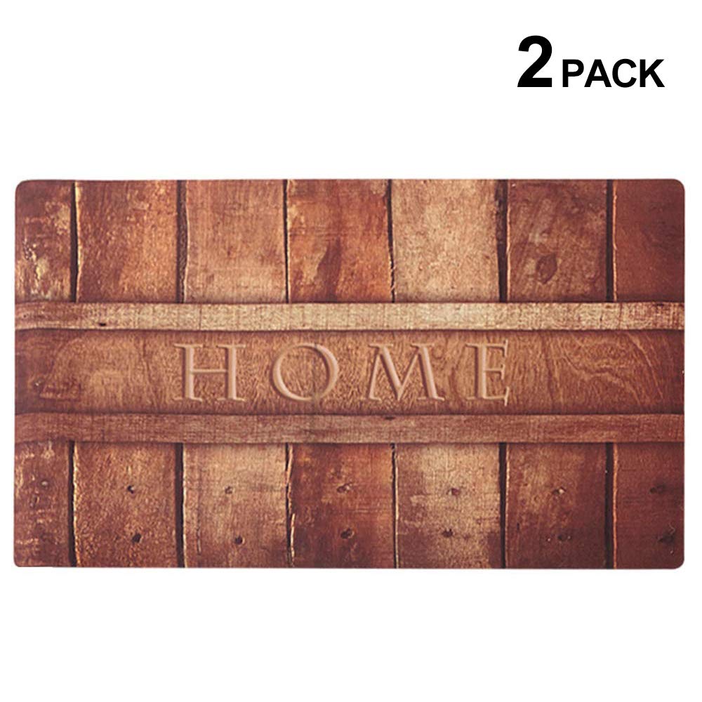 Door Mat Welcome Mat 18X 30 Inch Front Door Mat Outdoor for Home Entrance  Outdoor Mat for Outside Entry Way Doormat Entry Rugs, Heavy Duty Non Slip  Rubber Back Low Profile, Stone 