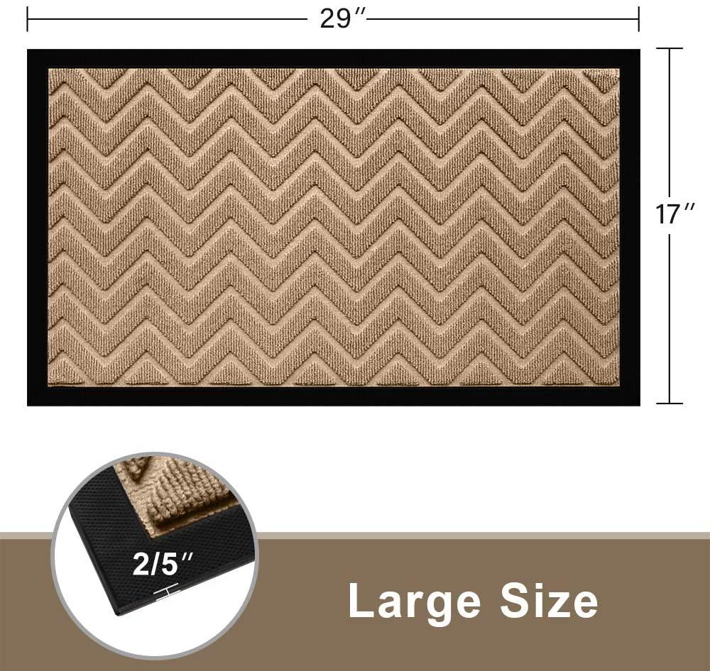 Amagabeli 2 Pack Outside Doormat for Front Door 18x 30 Outdoor Mats