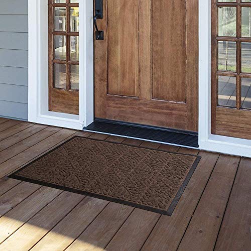 Large Outdoor Door Mats Rubber Scraper 36 x 24 for Front Door Entrance  Doormat