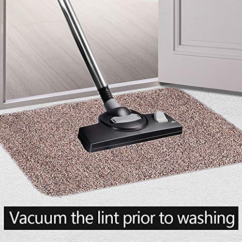 Indoor Doormat Super Absorbent Mud Mat 24 x 36 inch Non Slip Door Mat for  Front Door Inside Floor Dirt Trapper Mats Cotton Entrance Rug Shoes Scraper