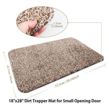 Indoor Doormat Super Absorbs Mud Mat Latex Backing Non Slip Door
